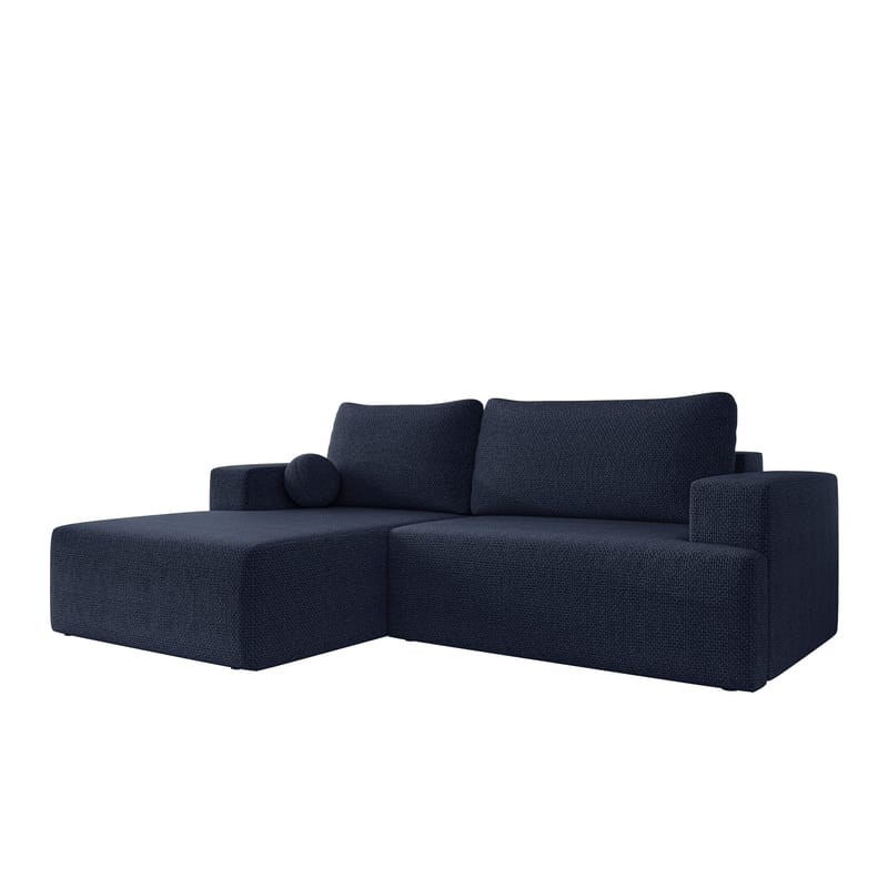 Deylor Sovesofa med sjeselong 3-seter - Blå - Møbler - Sofaer - Sovesofaer