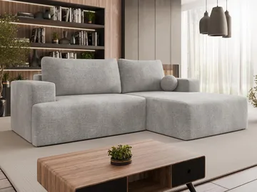 Deylor Sovesofa med sjeselong 3-seter - Grå - Møbler - Sofaer - Sovesofaer