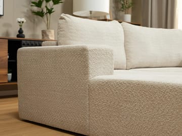 Deylor Sovesofa med sjeselong 3-seter - Grå - Møbler - Sofaer - Sovesofaer