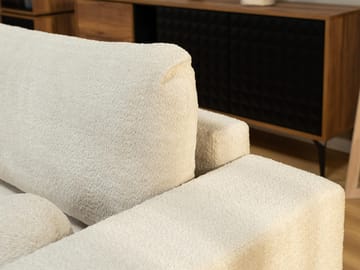 Deylor Sovesofa med sjeselong 3-seter - Grå - Møbler - Sofaer - Sovesofaer