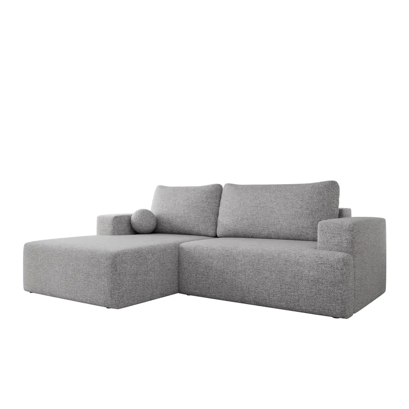 Deylor Sovesofa med sjeselong 3-seter - Grå - Møbler - Sofaer - Sovesofaer