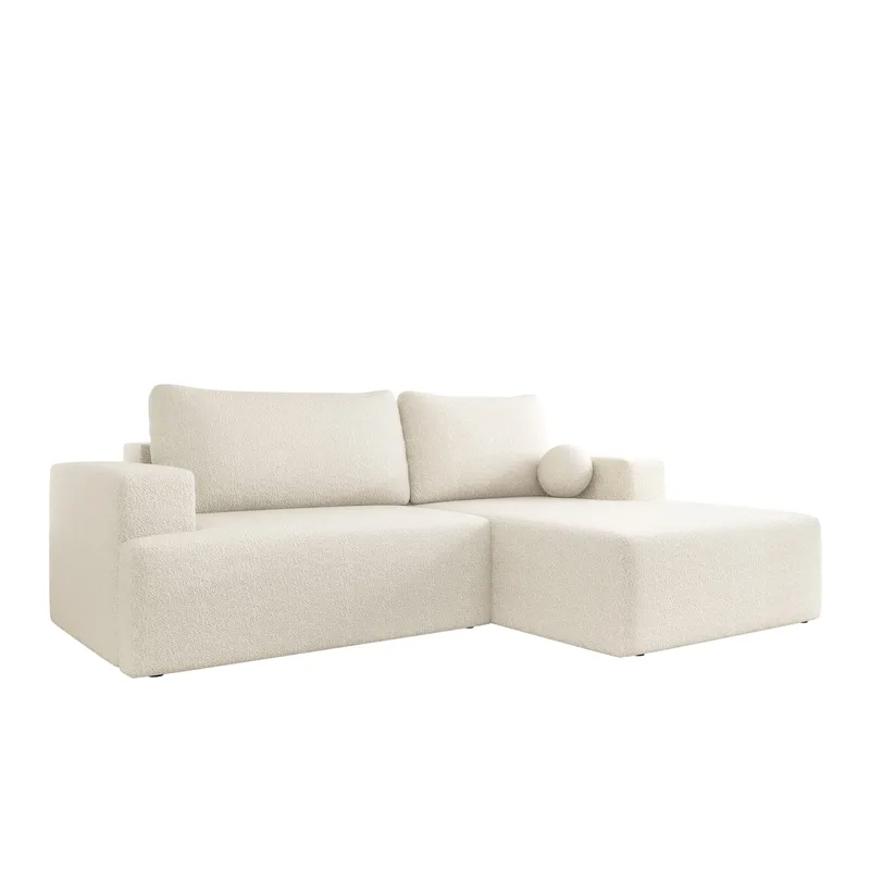 Deylor Sovesofa med sjeselong 3-seter - Hvit - Møbler - Sofaer - Sovesofaer