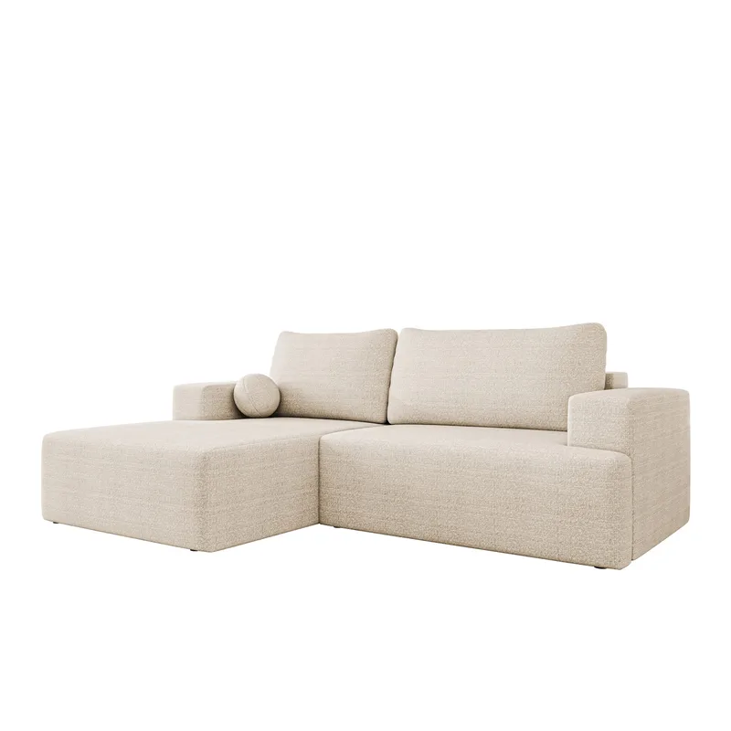 Deylor Sovesofa med sjeselong 3-seter - Hvit - Møbler - Sofaer - Sovesofaer