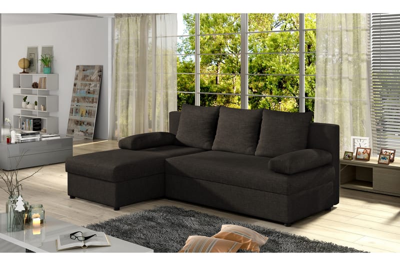 Dirk Sovesofa med Divan - Brun - Møbler - Sofaer - Sovesofaer