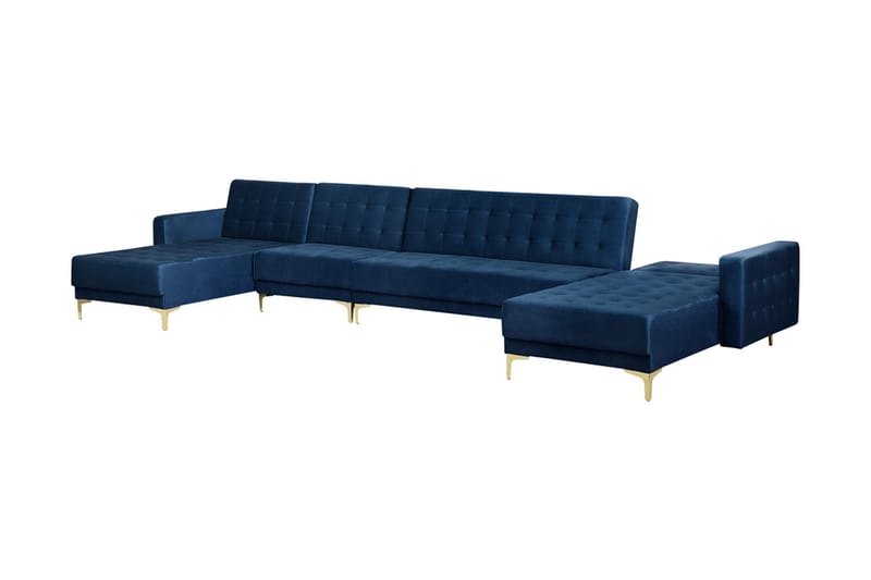 Divansovesofa ABERDEEN marineblå - Blå - Møbler - Sofaer - Sovesofaer
