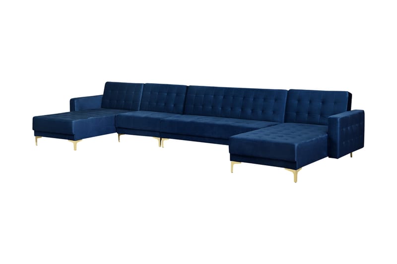 Divansovesofa ABERDEEN marineblå - Blå - Møbler - Sofaer - Sovesofaer