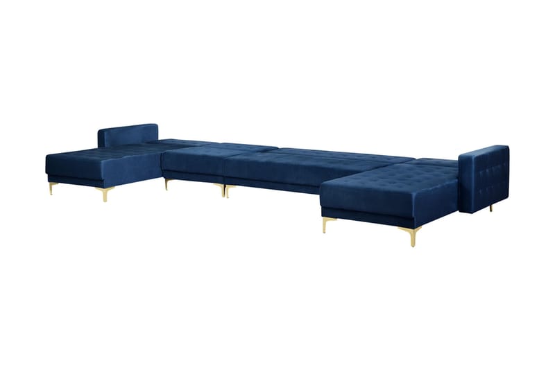 Divansovesofa ABERDEEN marineblå - Blå - Møbler - Sofaer - Sovesofaer