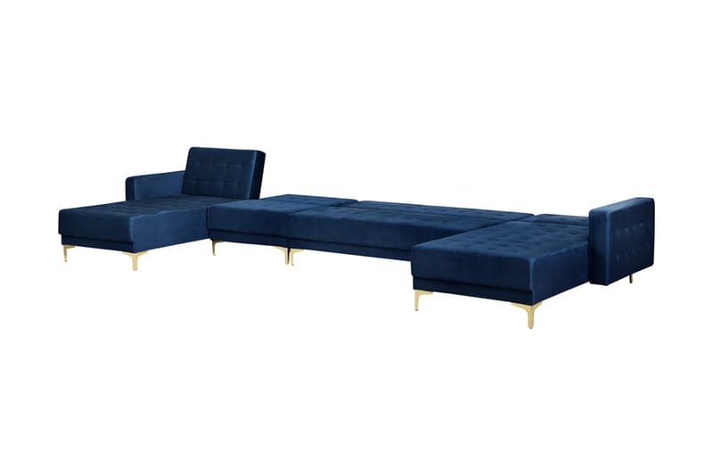 Divansovesofa ABERDEEN marineblå - Blå - Møbler - Sofaer - Sovesofaer