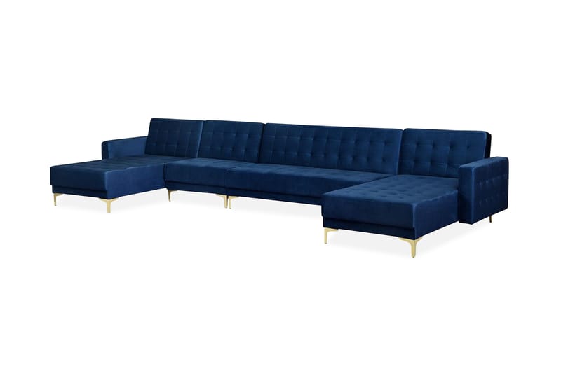 Divansovesofa ABERDEEN marineblå - Blå - Møbler - Sofaer - Sovesofaer