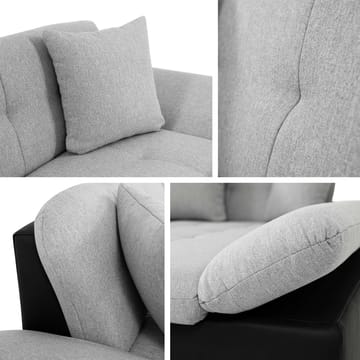 Djerra 4-seters sovesofa med sjeselong høyre - Lys beige - Møbler - Sofaer - Sovesofaer
