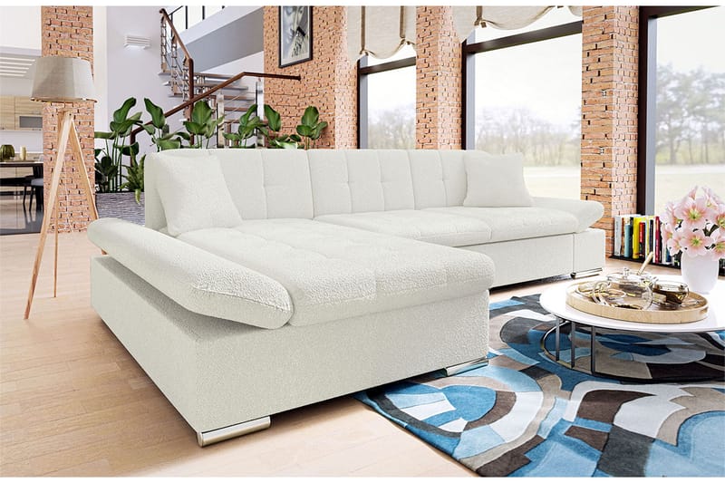Djerra Sovesofa m. Divan L-formet - Møbler - Sofaer - Sovesofaer