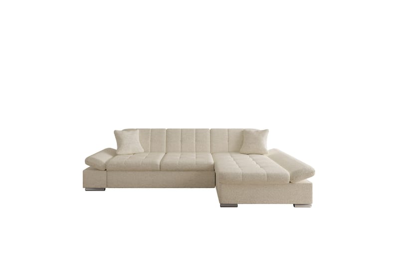 Djerra Sovesofa med Divan 3-seter - Beige - Møbler - Sofaer - Sovesofaer