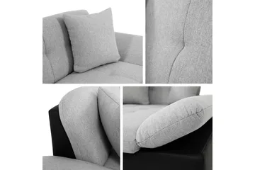 Djerra Sovesofa med Divan 3-seter - Oransje - Møbler - Sofaer - Sovesofaer