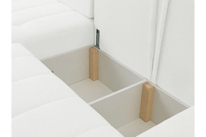 Doryn Sovesofa med Divan 3-seter - Grå - Møbler - Sofaer - Sovesofaer