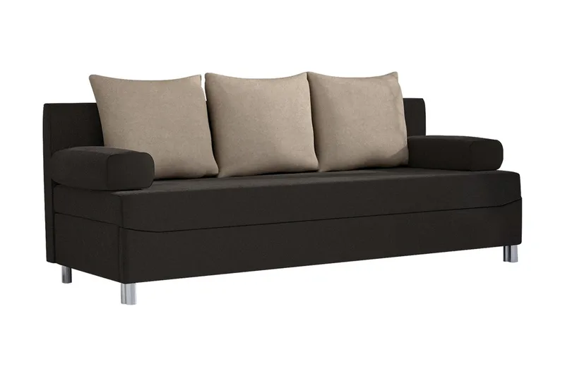 Dover Sovesofa 192x80x80 cm - Svart - Møbler - Sofaer - Sovesofaer