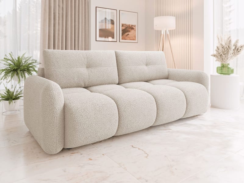 Durven Sovesofa 3-seter - Beige - Møbler - Sofaer - Sovesofaer