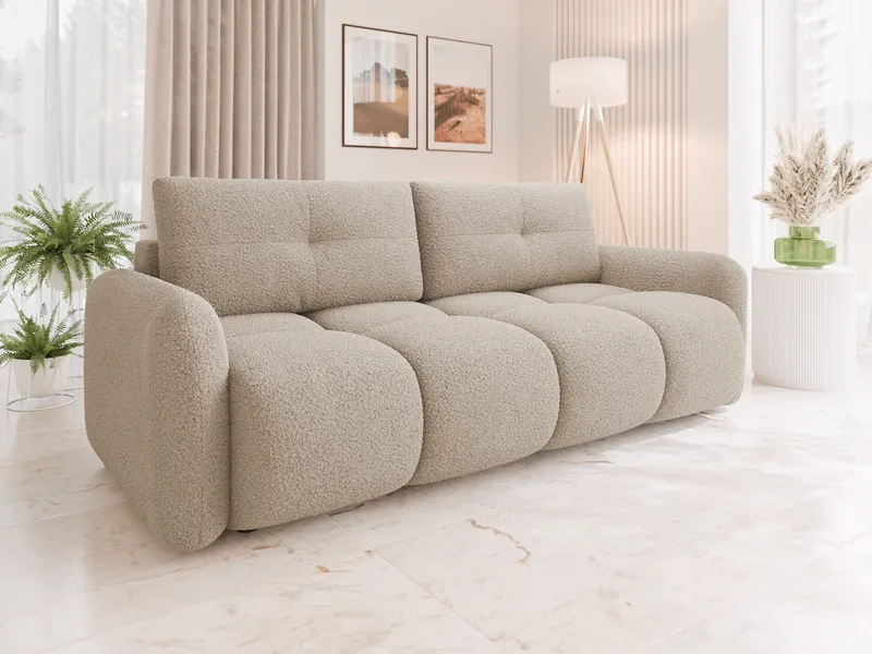 Durven Sovesofa 3-seter - Beige - Møbler - Sofaer - Sovesofaer