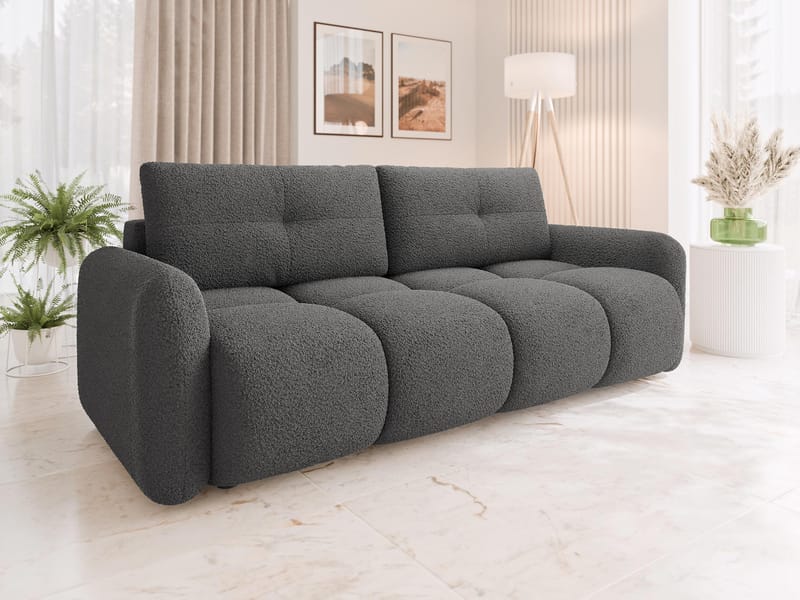 Durven Sovesofa 3-seter - Grå - Møbler - Sofaer - Sovesofaer