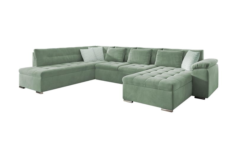 Dynir 4-seters Hjørnesovesofa, Grønn