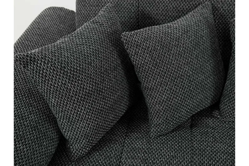 Dynir 4-seters Hjørnesovesofa - Svart|Grå - Møbler - Sofaer - Sovesofaer