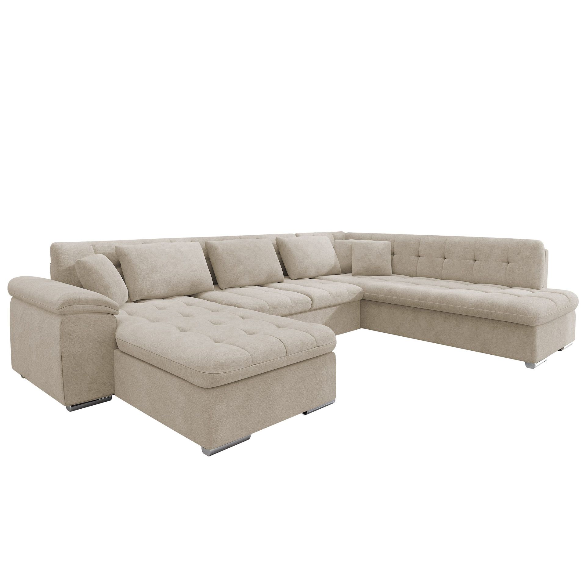 Dynir 6-seters U-sofa med Divan Venstre -