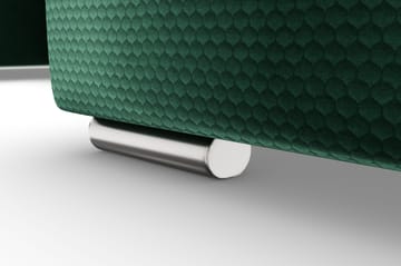 Dynir Høyrevendt U-formet Sovesofa 125x290 cm med Oppbevaring i Fløyel - Grønn - Møbler - Sofaer - Sovesofaer
