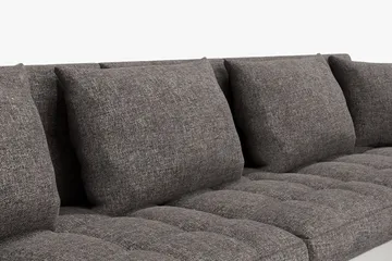 Dynir Hjørnesovesofa Divan med Oppbevaring Høyre - Hvit/Lysegrå - Møbler - Sofaer - Sovesofaer