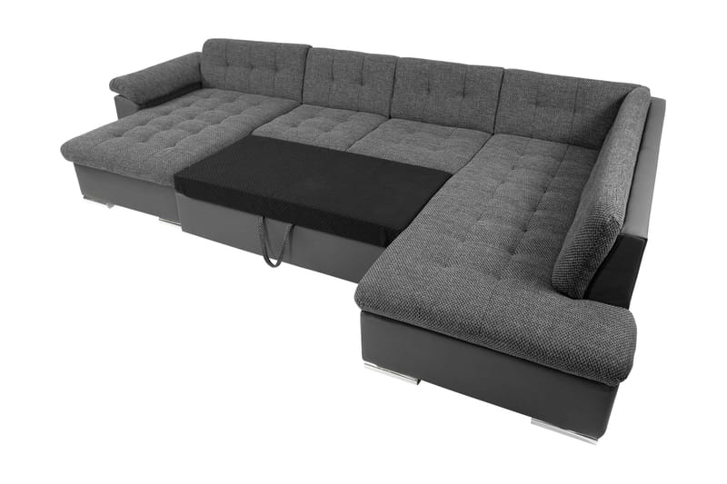 Dynir Sovesofa Med Divan Og Sjeselong 5-Seter - Grønn - Møbler - Sofaer - Sovesofaer