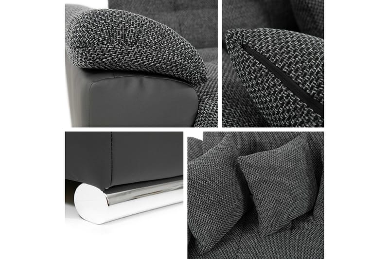Dynir Sovesofa Med Divan Og Sjeselong 5-Seter - Grønn - Møbler - Sofaer - Sovesofaer