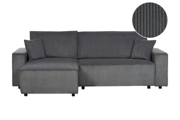 Dyshawn Hjørnesovesofa 2-seter - Grå/Svart - Møbler - Sofaer - Sovesofaer