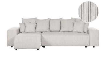 Dysis Hjørnesovesofa 3-seter - Beige/Svart - Møbler - Sofaer - Sovesofaer