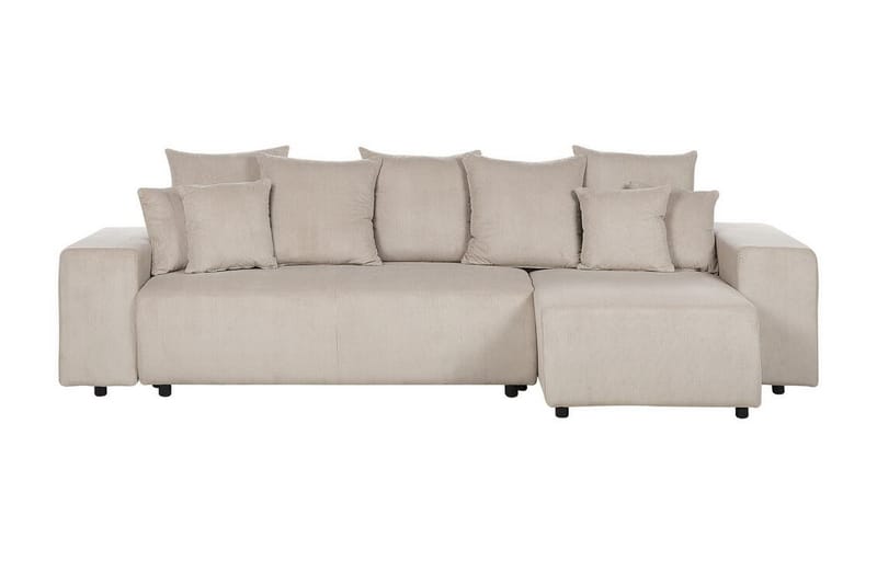 Dysis Hjørnesovesofa 3-seter - Taupe/Svart - Møbler - Sofaer - Sovesofaer