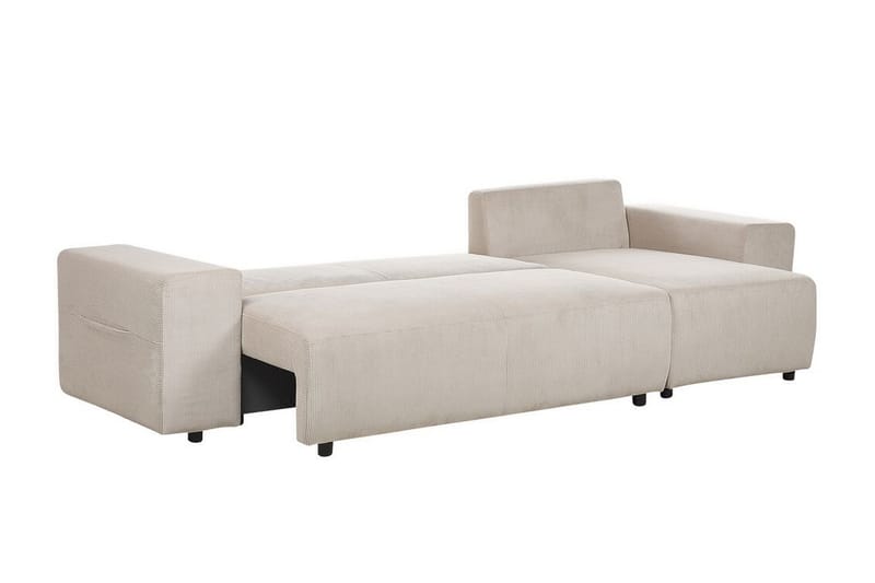 Dysis Hjørnesovesofa 3-seter - Taupe/Svart - Møbler - Sofaer - Sovesofaer