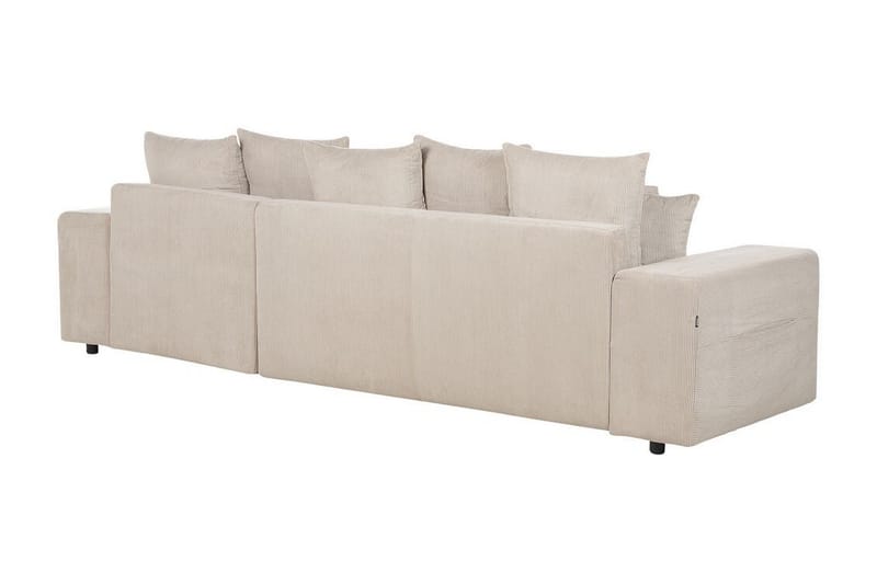 Dysis Hjørnesovesofa 3-seter - Taupe/Svart - Møbler - Sofaer - Sovesofaer