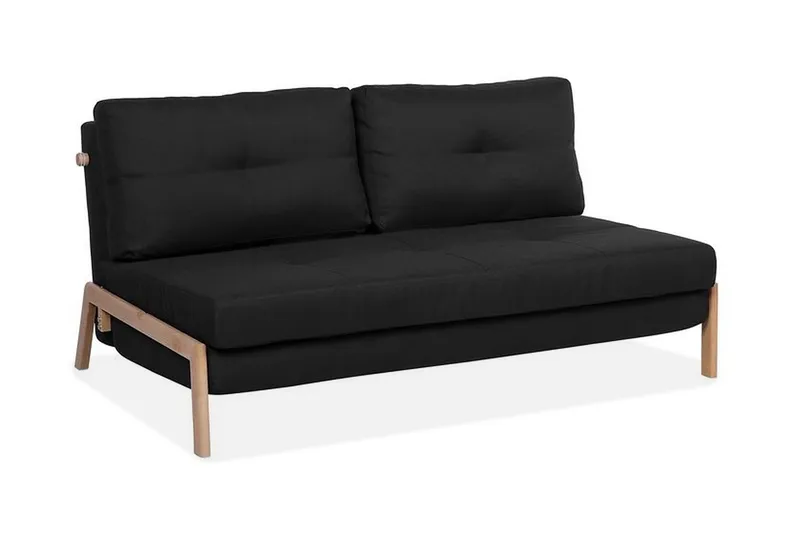 Edland Sovesofa 152 cm, Svart
