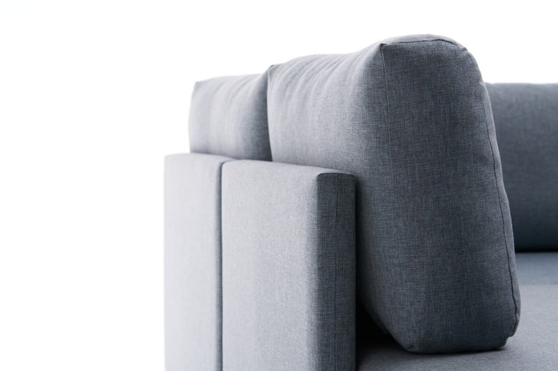 Efsunlu U-Sovesofa - Blå/Svart - Møbler - Sofaer - Sovesofaer