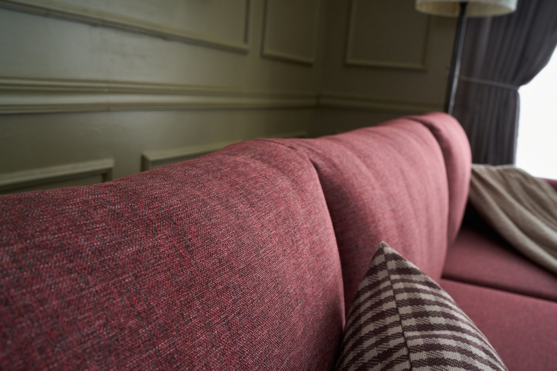 Efsunlu U-Sovesofa - Rød/Svart - Møbler - Sofaer - Sovesofaer