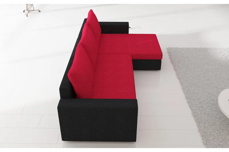 Eguino Sovesofa - Grå/Hvit - Møbler - Sofaer - Sovesofaer