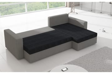 Eguino Sovesofa - Grå/Svart - Møbler - Sofaer - Sovesofaer
