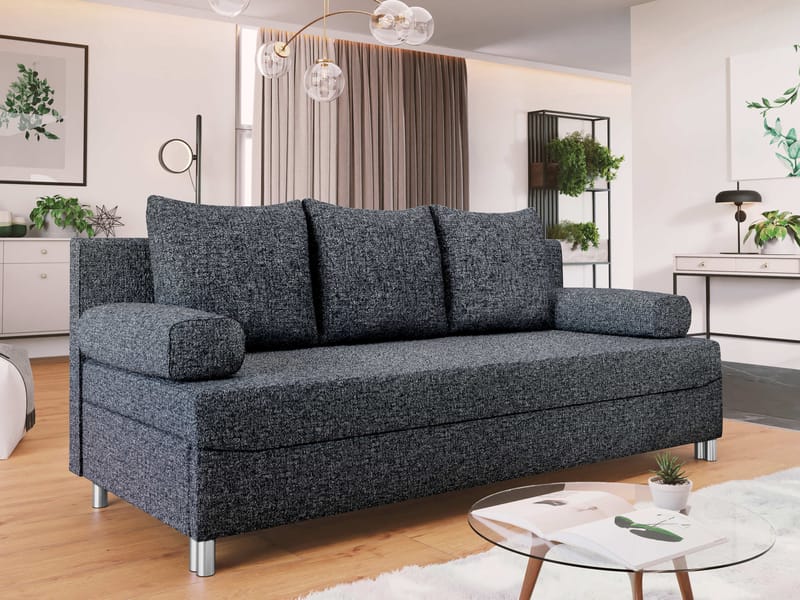 Eifion 3-seters sovesofa - grå - Møbler - Sofaer - Sovesofaer