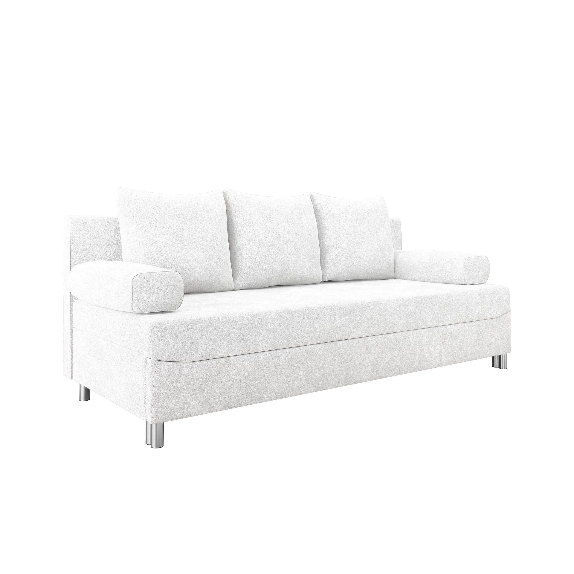 Eifion 3-seters sovesofa - hvit