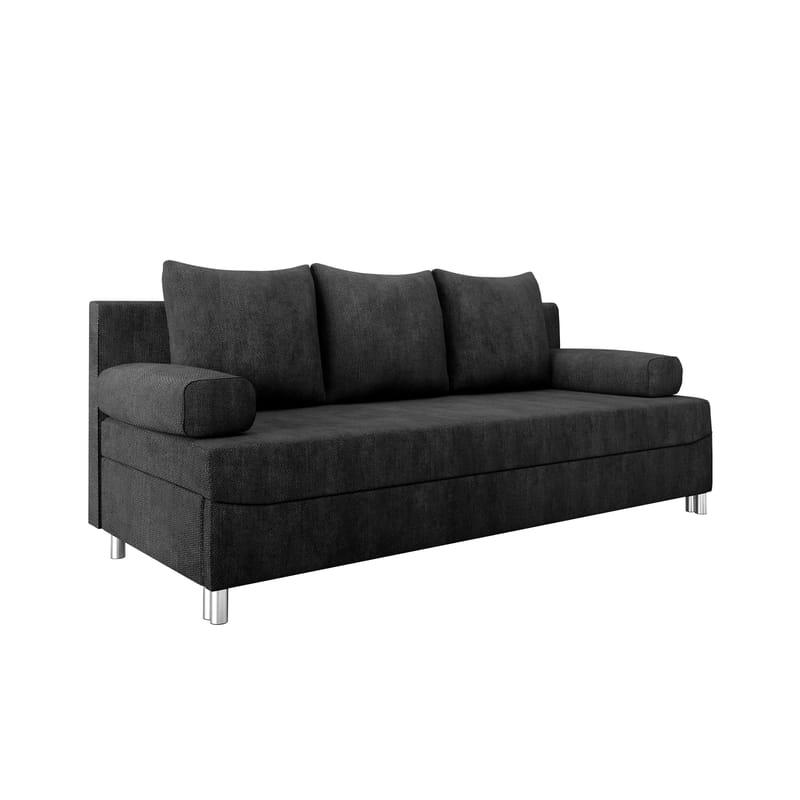 Eifion 3-seters sovesofa, svart