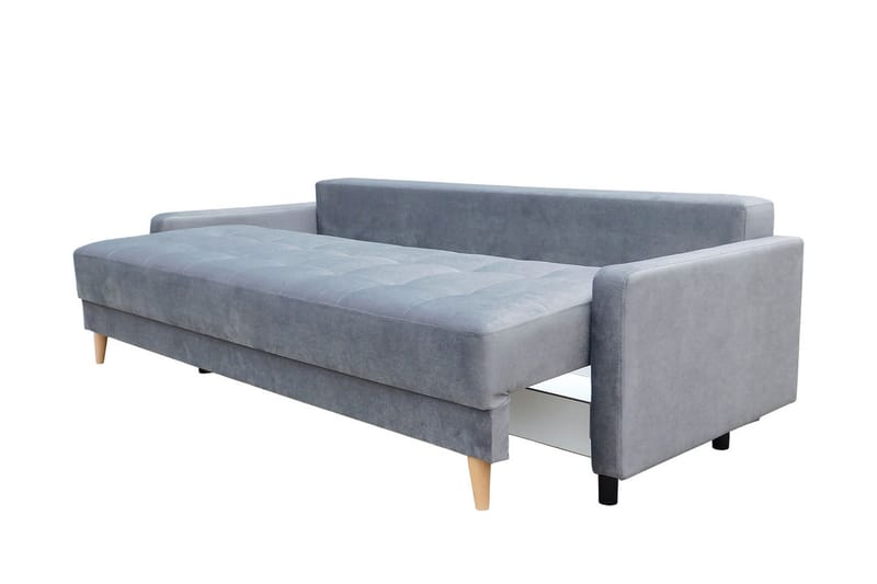 Eirado 3-seters Sovesofa - Grønn - Sovesofaer - 3 seters sovesofa - Fløyel sofaer