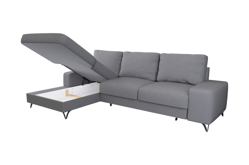Emet Sovesofa med Divan 3-seter - Beige - Møbler - Sofaer - Sovesofaer