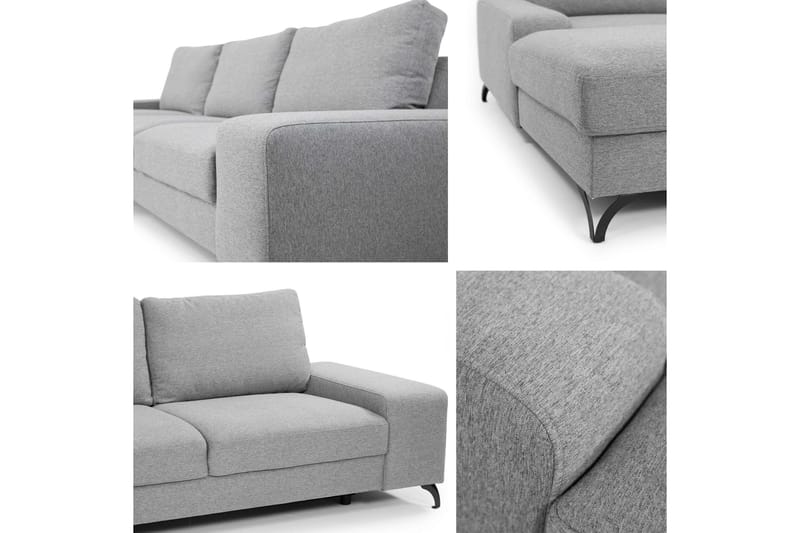Emet Sovesofa med Divan 3-seter - Beige - Møbler - Sofaer - Sovesofaer