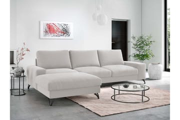 Emet Sovesofa med Divan 3-seter - Beige - Møbler - Sofaer - Sovesofaer