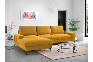 Emet Sovesofa med Divan 3-seter - Brun - Møbler - Sofaer - Sovesofaer