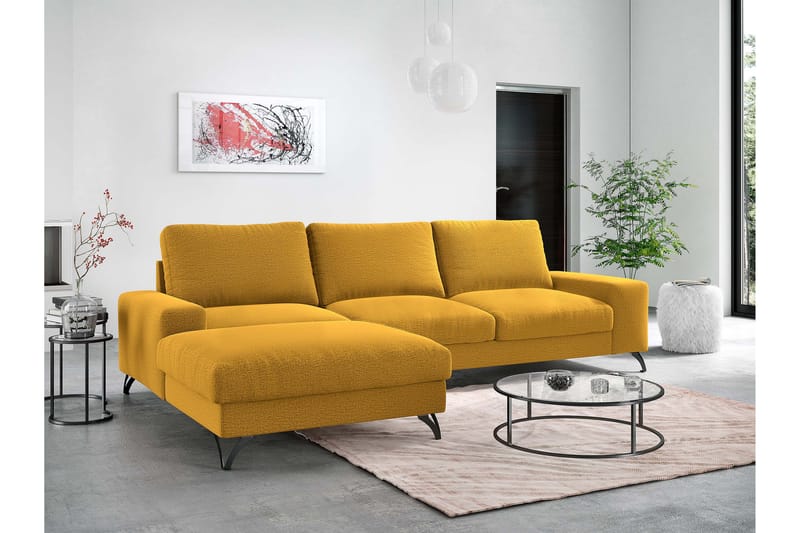 Emet Sovesofa med Divan 3-seter - Brun - Møbler - Sofaer - Sovesofaer