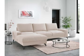 Emet Sovesofa med Divan 3-seter - Lys brun - Møbler - Sofaer - Sovesofaer