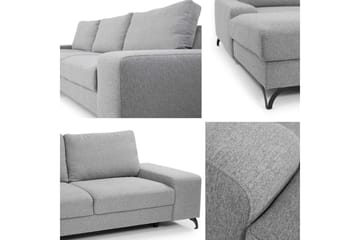 Emet Sovesofa med Divan 3-seter - Lys brun - Møbler - Sofaer - Sovesofaer